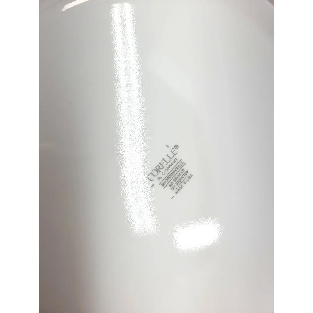 Corelle Livingware Winter Frost White 10 inch Dinner Plate Set of 4‎